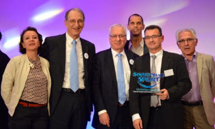 La commission MEDEF Gironde remporte le Trophée Sentez-Vous-Sport dans la catégorie "Entreprises et sportif de haut niveau"