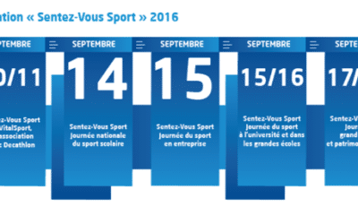 Sentez-Vous Sport 2016 du 10 au 18 septembre dans toute la France