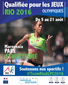 Athlétisme Paré RIO #TeamRioALPC2016