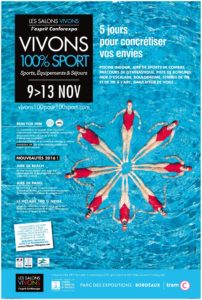 Affiche Salon vivons- sport 2016 Bordeaux H