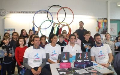 Semaine Olympique et Paralympique 2018 – Tony Estanguet et 3 olympiens à Léognan (Gironde)