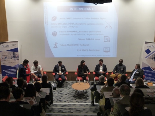 Conférence « regards sur la TPE-PME en Nouvelle-Aquitaine », sport, économie et opportunités des Jeux de 2024