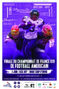Football Américain - Finale du Championnat de France U19 @ Stade Bougnard - PESSAC (33) | Pessac | Nouvelle-Aquitaine | France