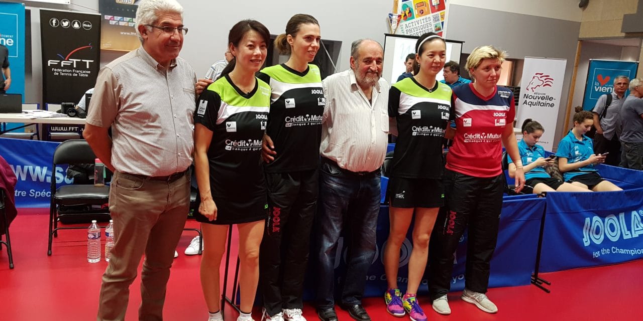 #Tennisdetable – Les poitevines du TTACC 86 championnes de France !