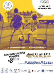 Journée Olympique de Bordeaux @ CREPS de Bordeaux - TALENCE (33) | Talence | Nouvelle-Aquitaine | France