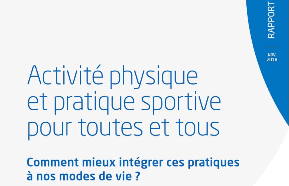 Remise du rapport de France Stratégie : Comment mieux intégrer l’activité physique et la pratique sportive à nos modes de vie ?
