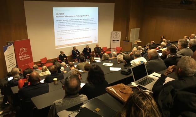 Réunion d&rsquo;info du CROS Nouvelle-Aquitaine #GE #Paris2024 #gouvernance