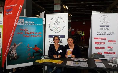 Le CROS était au 8ème forum Handi CAP Nouvelle-Aquitaine