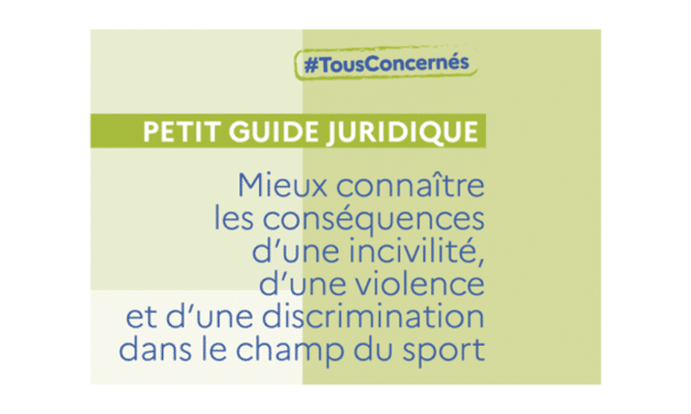 3ème édition du « Petit Guide Juridique » du Ministère chargé des Sports