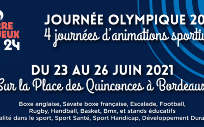 Du 23 au 26 juin la Journée Olympique et Paralympique s’installe sur la place des Quinconces de Bordeaux.
