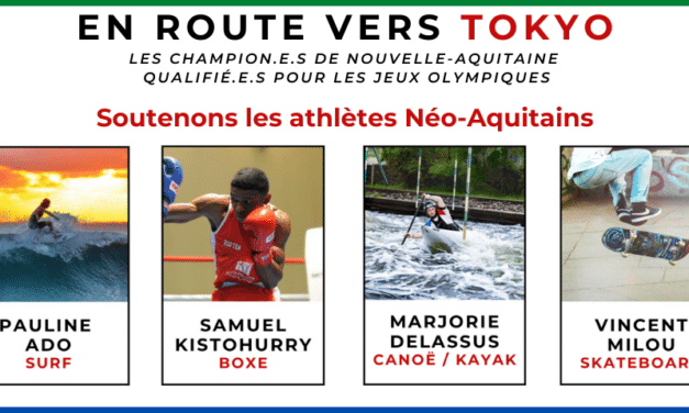 Jeux Olympiques TOKYO – 8 médailles pour la Nouvelle-Aquitaine