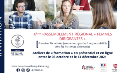 6 ème rassemblement régional « Femmes Dirigeantes » – inscrivez-vous aux ateliers en présentiel et en visioconférence (octobre-décembre 2021)