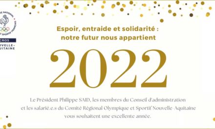 Les vœux du président du CROS Nouvelle-Aquitaine