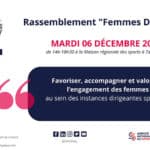 Rassemblement régional “Femmes Dirigeantes” – Inscrivez-vous !