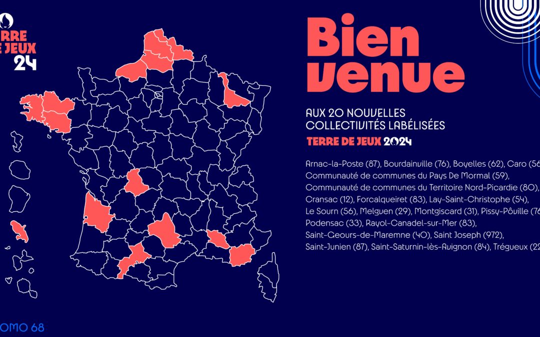 Terre de Jeux 2024 – 4 nouvelles collectivités de Nouvelle-Aquitaine labellisées