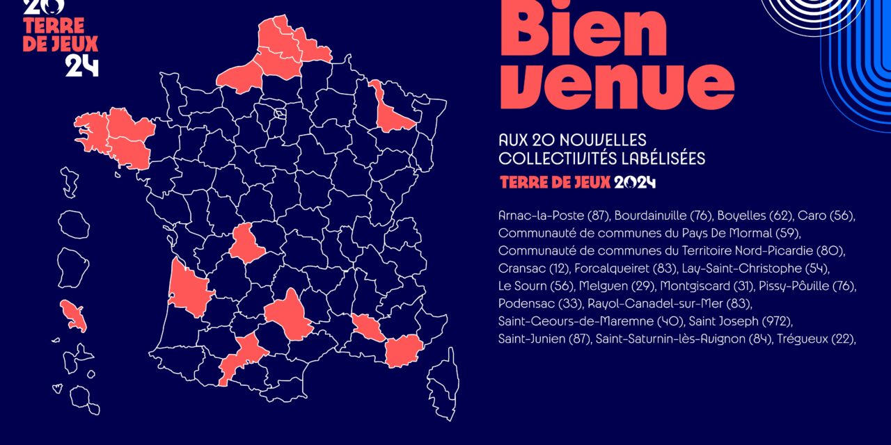 Terre de Jeux 2024 – 4 nouvelles collectivités de Nouvelle-Aquitaine labellisées