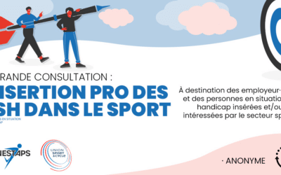 Mobilisons-nous pour l’insertion professionnelle des personnes en situation de handicap dans le sport !