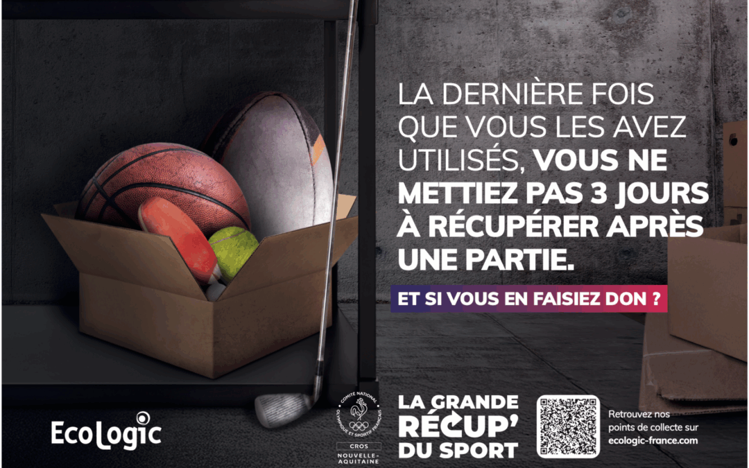 La Grande Récup du Sport : les 9 lauréats de l’AMI 2025 porté par le CROS