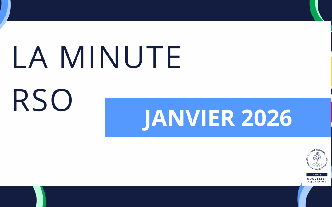 La minute RSO – Janvier 2026