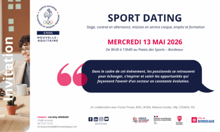 Le Sport Dating du CROS Nouvelle-Aquitaine revient à Bordeaux !