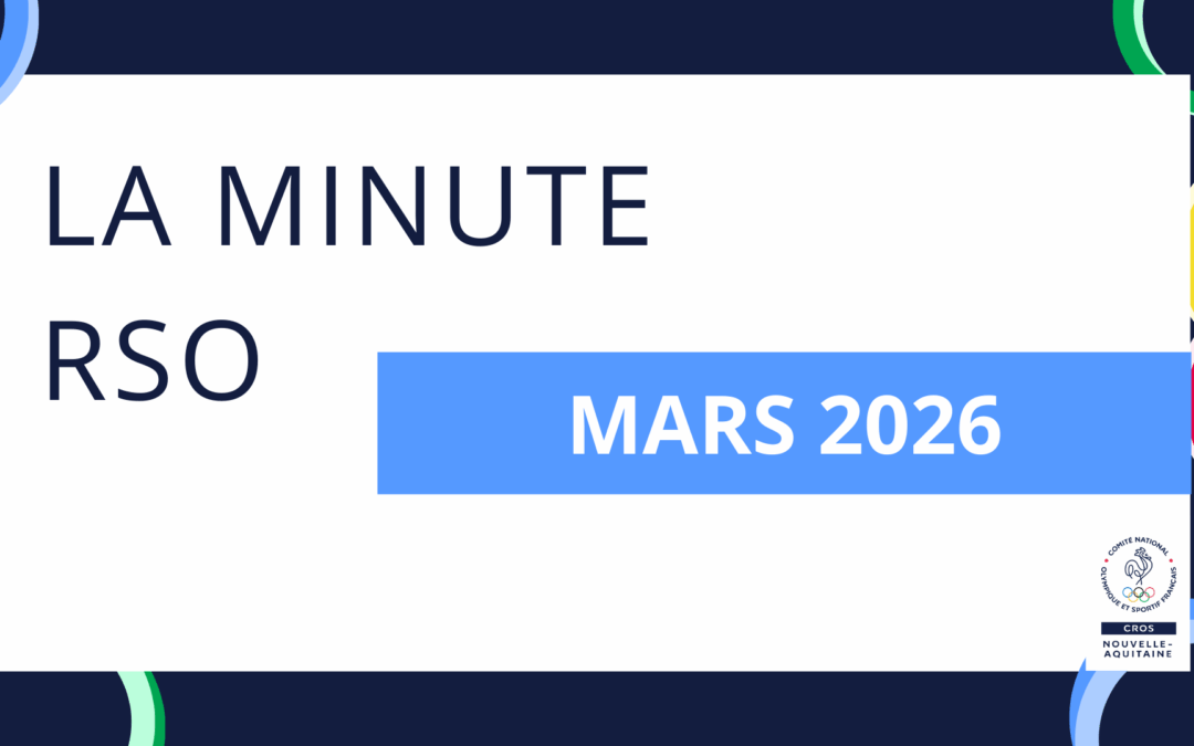 La minute RSO – Mars 2026