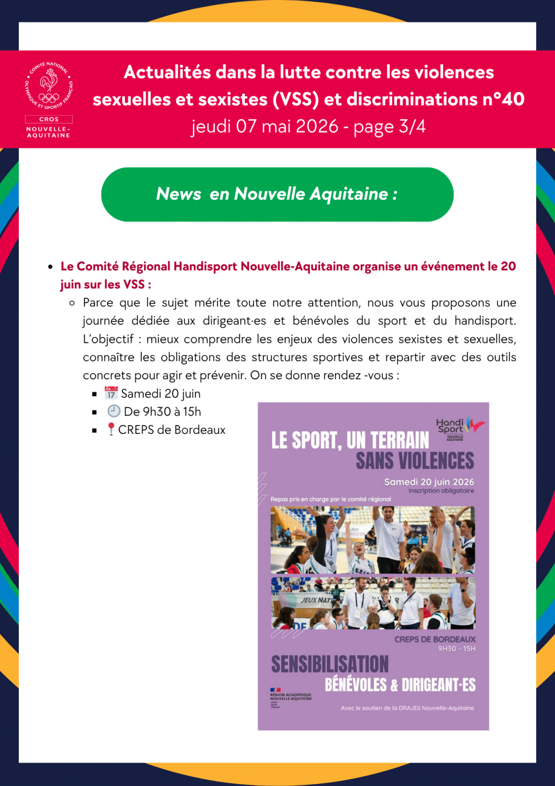 Actualité VSS (1)