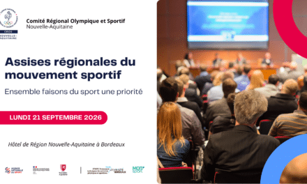 Les Assises régionales du mouvement sportif de Nouvelle-Aquitaine programmées le 21 septembre
