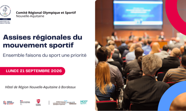 Les Assises régionales du mouvement sportif de Nouvelle-Aquitaine programmées le 21 septembre
